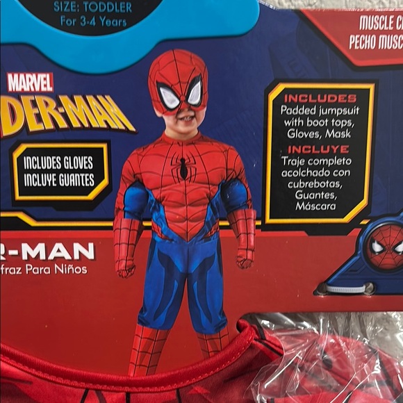 Rubie's Marvel Spiderman Muscle Halloween/Cosplay Costume - Multiple Sizes! - Picture 1 of 6